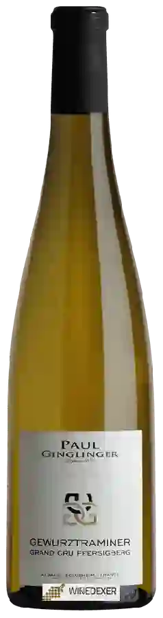 Winery Paul Ginglinger - Gewürztraminer Alsace Grand Cru 'Pfersigberg' Winery Paul Ginglinger - Gewürztraminer Alsace Grand Cru 'Pfersigberg'