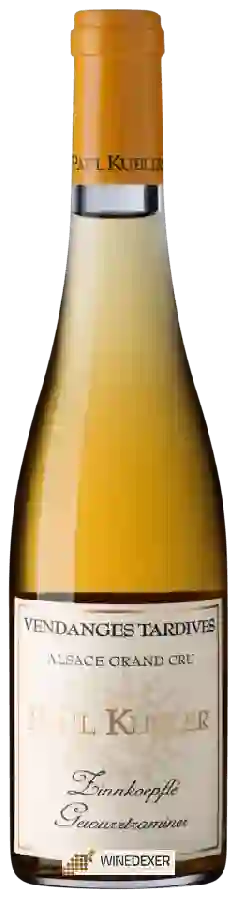 Winery Paul Kubler - Vendanges Tardives Gewürztraminer Alsace Grand Cru 'Zinnkoepflé'