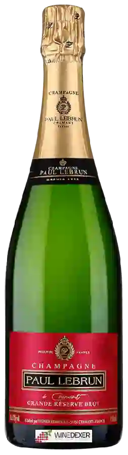 Winery Paul Lebrun - Grande Réserve Brut Champagne Grand Cru 'Cramant' Winery Paul Lebrun - Grande Réserve Brut Champagne Grand Cru 'Cramant'
