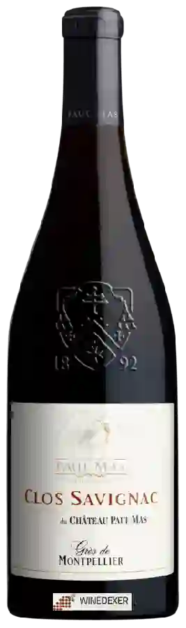 Winery Paul Mas - Château Paul Mas Gres de Montpellier Clos de Savignac Winery Paul Mas - Château Paul Mas Gres de Montpellier Clos de Savignac