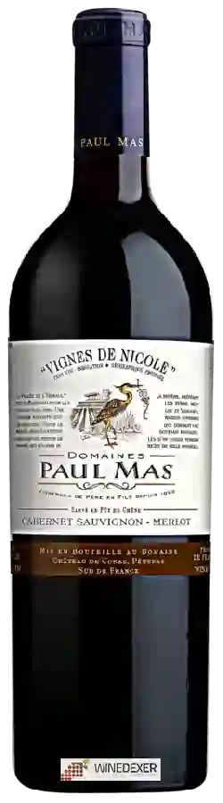 Winery Paul Mas - Vignes de Nicole Cabernet Sauvignon - Merlot Pays d'Oc
