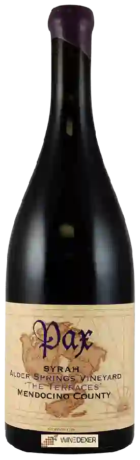 Winery Pax - Alder Springs Vineyard The Terraces Syrah Winery Pax - Alder Springs Vineyard The Terraces Syrah