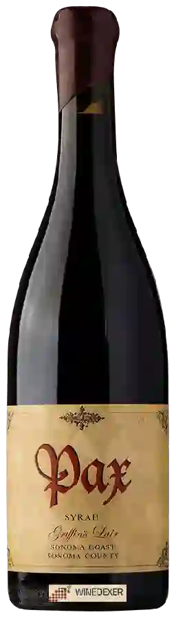 Winery Pax - Griffin's Lair Syrah