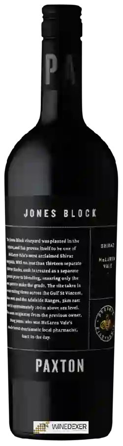 Winery Paxton - Jones Block Single Vineyard Shiraz Winery Paxton - Jones Block Single Vineyard Shiraz