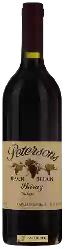 Winery Petersons - Back Block Shiraz