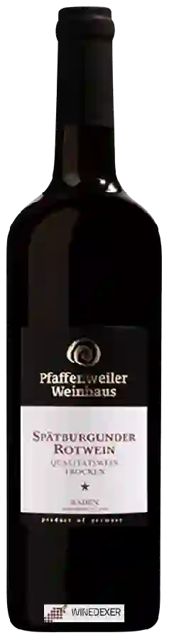 Winery Pfaffenweiler Weinhaus - Spätburgunder Trocken Winery Pfaffenweiler Weinhaus - Spätburgunder Trocken