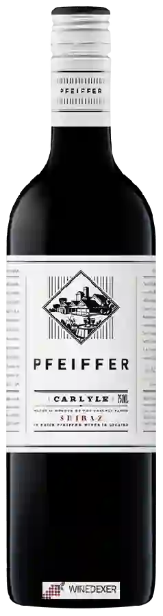 Winery Pfeiffer Wines - Carlyle Shiraz Winery Pfeiffer Wines - Carlyle Shiraz