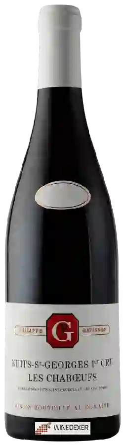 Winery Philippe Gavignet - Nuits-Saint-Georges 1er Cru 'Les Chaboeufs'