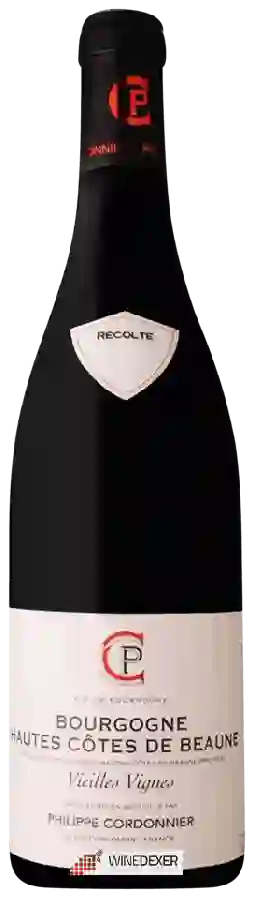 Winery Philippe Cordonnier - Vieilles Vignes Bourgogne Hautes Côtes de Beaune