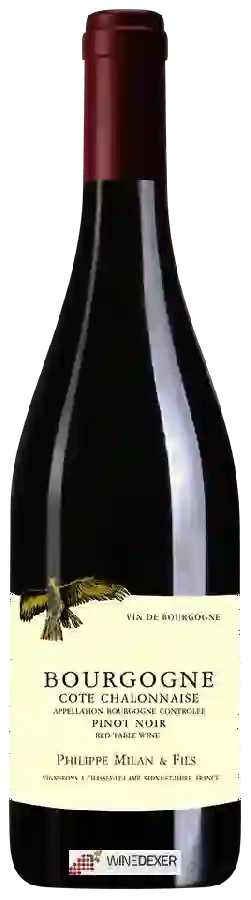 Winery Philippe Milan & Fils - Pinot Noir Bourgogne Côte Chalonnaise Winery Philippe Milan & Fils - Pinot Noir Bourgogne Côte Chalonnaise