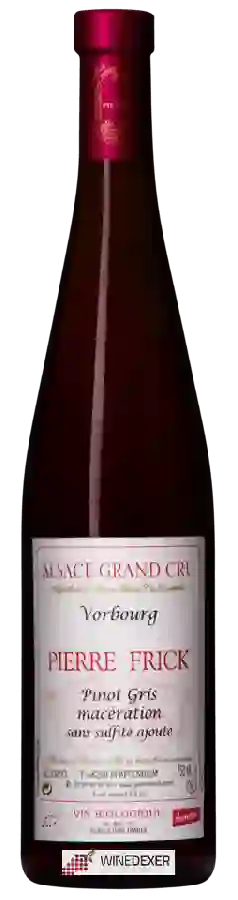 Winery Pierre Frick - Pinot Gris Macération Alsace Grand Cru 'Vorbourg' Winery Pierre Frick - Pinot Gris Macération Alsace Grand Cru 'Vorbourg'