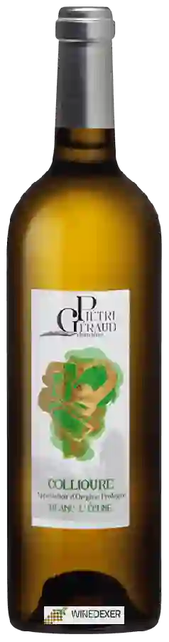 Winery Piétri Géraud - L'Écume Collioure Blanc
