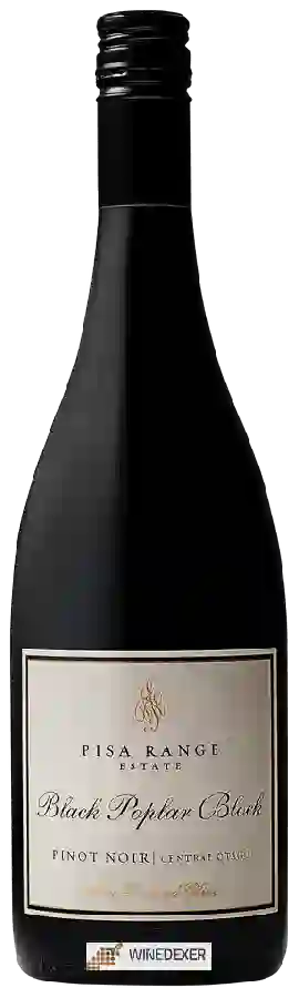 Winery Pisa Range Estate - Black Poplar Block Pinot Noir
