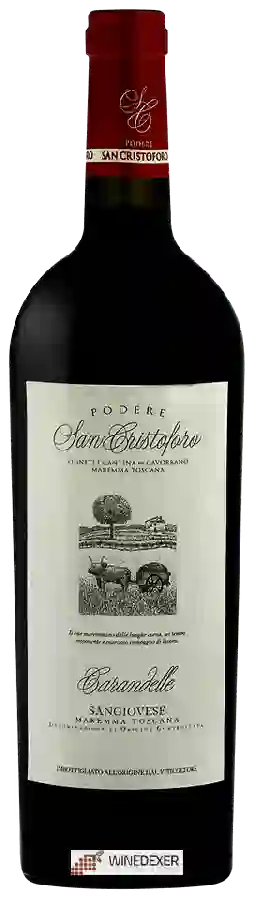Winery Podere San Cristoforo - Carandelle Sangiovese Maremma Toscana