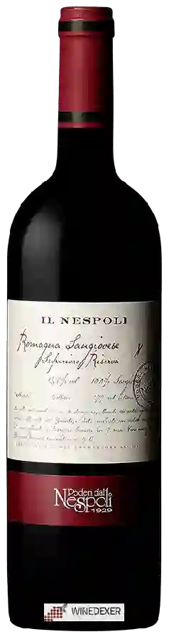 Winery Poderi dal Nespoli - Sangiovese di Romagna Superiore Riserva Winery Poderi dal Nespoli - Sangiovese di Romagna Superiore Riserva