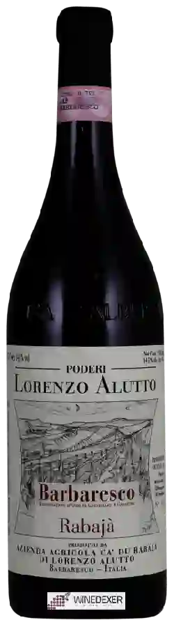 Winery Poderi Lorenzo Alutto - Barbaresco Rabajà