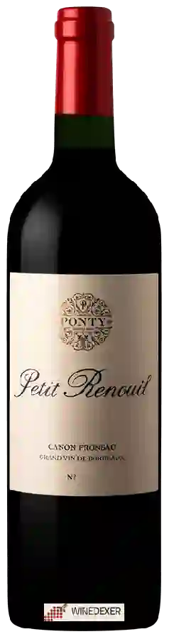 Winery Ponty - Petit Renouil Canon Fronsac