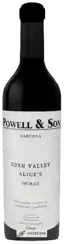 Winery Powell & Son - Alice's Shiraz