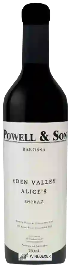 Winery Powell & Son - Alice's Shiraz