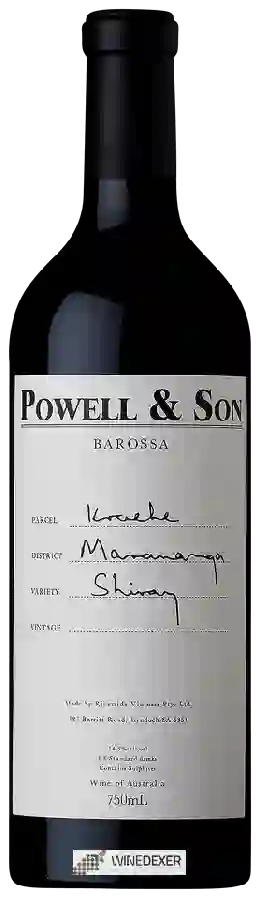 Winery Powell & Son - Kraehe Marananga Shiraz Winery Powell & Son - Kraehe Marananga Shiraz
