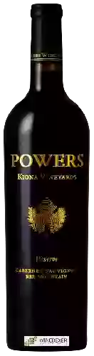 Winery Powers - Kiona Vineyards Reserve Cabernet Sauvignon