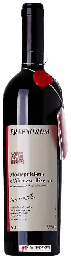 Winery Praesidium - Montepulciano d'Abruzzo Riserva