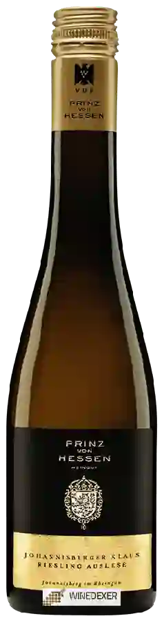 Winery Prinz von Hessen - Johannisberger Klaus Riesling Auslese Winery Prinz von Hessen - Johannisberger Klaus Riesling Auslese