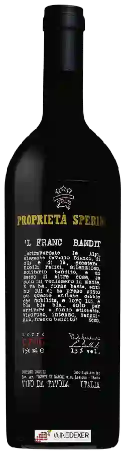 Winery Proprieta Sperino - 'L Franc Bandit Vino da Tavola