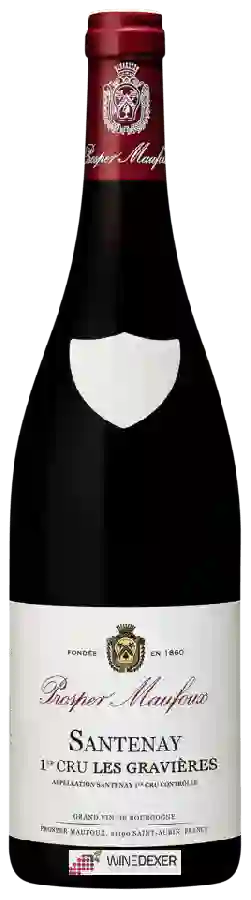 Winery Prosper Maufoux - Santenay 1er Cru 'Les Gravières' Winery Prosper Maufoux - Santenay 1er Cru 'Les Gravières'