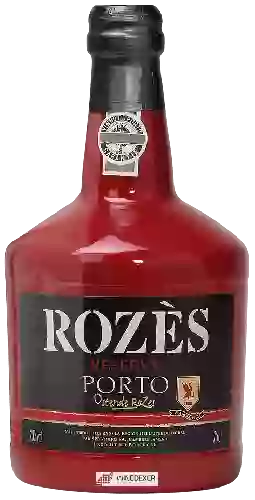 Winery Rozès - Porto Reserve Red