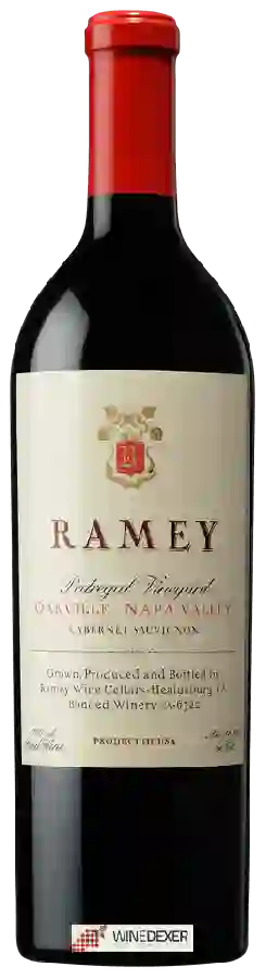 Winery Ramey - Cabernet Sauvignon Pedregal Vineyard Winery Ramey - Cabernet Sauvignon Pedregal Vineyard