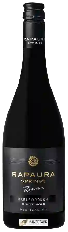 Winery Rapaura Springs - Reserve Marlborough Pinot Noir Winery Rapaura Springs - Reserve Marlborough Pinot Noir
