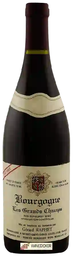 Winery Gérard Raphet - Bourgogne 'Les Grands Champs' Winery Gérard Raphet - Bourgogne 'Les Grands Champs'
