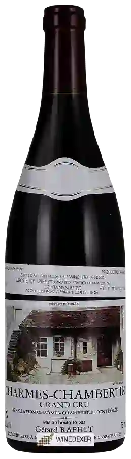 Winery Gérard Raphet - Charmes-Chambertin Grand Cru Winery Gérard Raphet - Charmes-Chambertin Grand Cru