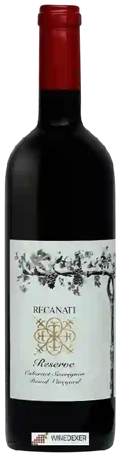 Winery Recanati - Cabernet Sauvignon Reserve David Vineyard Winery Recanati - Cabernet Sauvignon Reserve David Vineyard