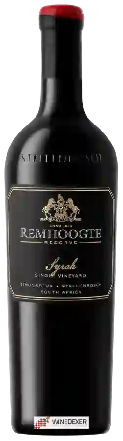 Winery Remhoogte - Single Vineyard Reserve Syrah