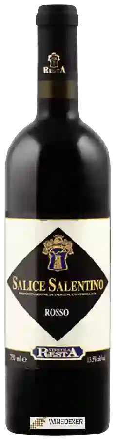 Winery Resta - Salice Salentino Rosso Winery Resta - Salice Salentino Rosso