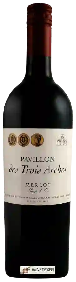 Winery Les Producteurs Réunis - Pavillon des Trois Arches Merlot Winery Les Producteurs Réunis - Pavillon des Trois Arches Merlot