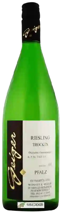 Winery Richard Geiger und Rainer Geiger - Riesling Trocken