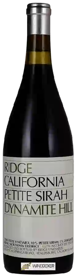 Winery Ridge Vineyards - Dynamite Hill Petite Sirah