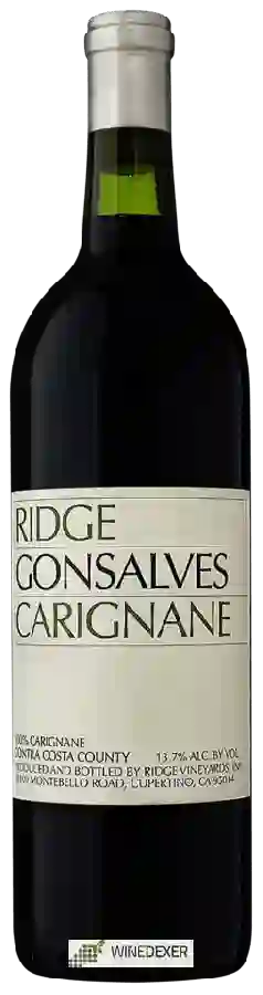 Winery Ridge Vineyards - Gonsalves Carignane Winery Ridge Vineyards - Gonsalves Carignane