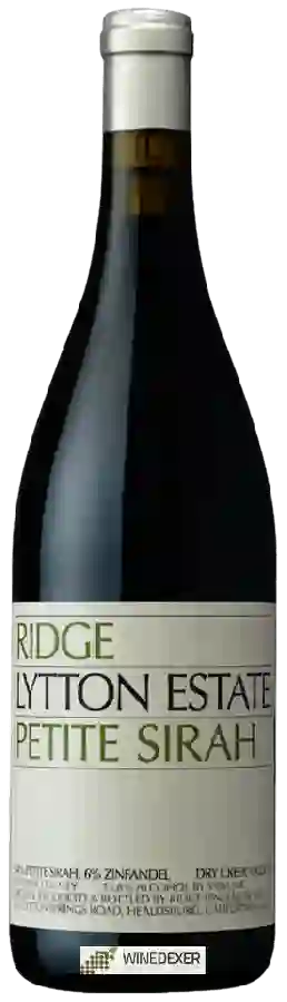 Winery Ridge Vineyards - Lytton Estate Petite Sirah Winery Ridge Vineyards - Lytton Estate Petite Sirah