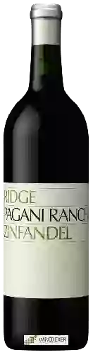 Winery Ridge Vineyards - Pagani Ranch Zinfandel