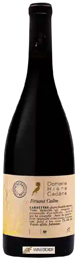 Domaine Rière Cadène - Fernand Cadène Côtes du Roussillon Domaine Rière Cadène - Fernand Cadène Côtes du Roussillon