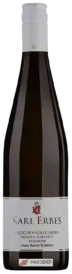 Winery Karl Erbes - Ürziger Würzgarten Riesling Kabinett Feinherb Vom Roten Schiefer Winery Karl Erbes - Ürziger Würzgarten Riesling Kabinett Feinherb Vom Roten Schiefer