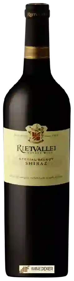 Winery Rietvallei - Special Select Shiraz
