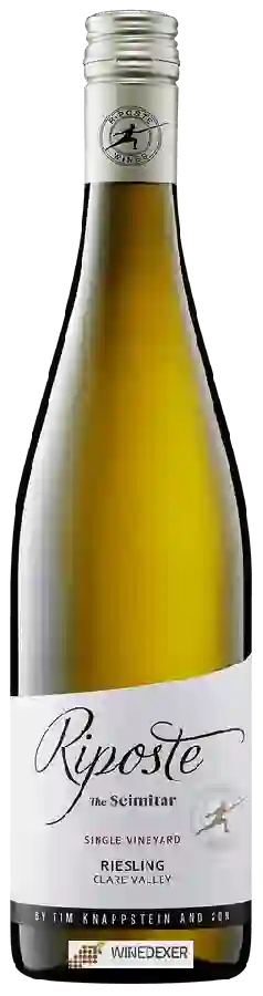 Winery Riposte by Tim Knappstein - The Scimitar Riesling Winery Riposte by Tim Knappstein - The Scimitar Riesling
