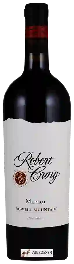 Winery Robert Craig - Merlot Howell Mountain Winery Robert Craig - Merlot Howell Mountain