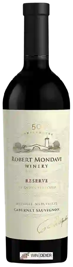 Winery Robert Mondavi - 50 Anniversary To Kalon Vineyard Reserve Cabernet Sauvignon Winery Robert Mondavi - 50 Anniversary To Kalon Vineyard Reserve Cabernet Sauvignon