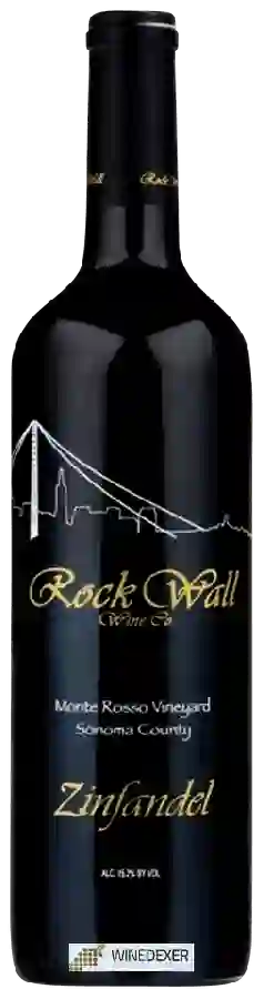 Winery Rock Wall - Monte Rosso Vineyard Zinfandel Winery Rock Wall - Monte Rosso Vineyard Zinfandel